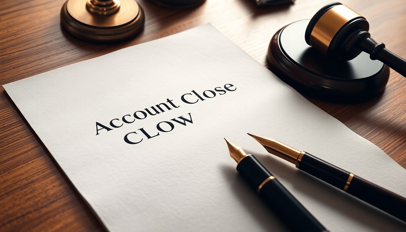 Lettre cloture de compte : respecter les formalités administratives